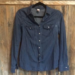 Blue jean button down